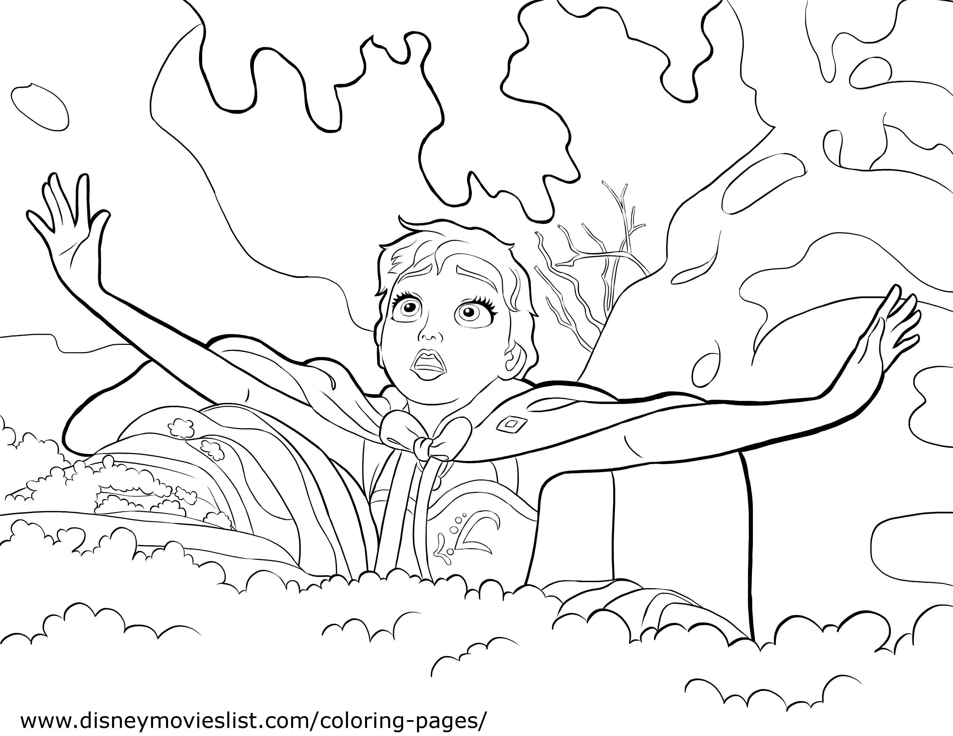 3300x2550 Frozen Coloring Pages Young Kristoff Copy Disney S Frozen Olaf
