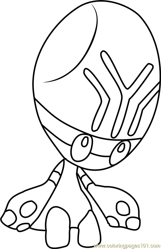 518x800 Elgyem Pokemon Coloring Page