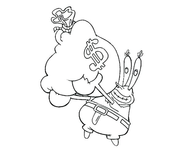 600x500 Krusty Krab Coloring Pages Printable Coloring Pages All Character