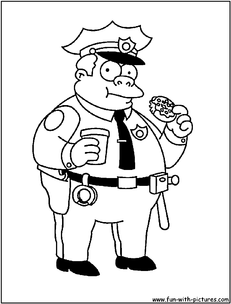 800x1050 Simpsons Coloring Pages