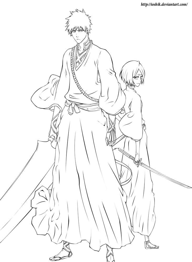 731x1000 Ichigo And Rukia