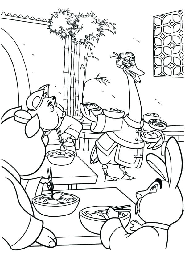 600x841 Coloring Kung Fu Panda Coloring Page Pages Pictures To Print