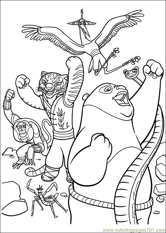 567x794 Kung Fu Panda Coloring Pages Minister Coloring