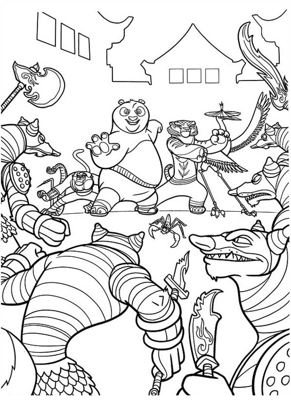 600x840 The Dragon Warrior And The Furious Five Were Out Numbered In Kung