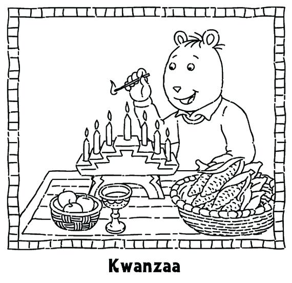570x552 Kwanzaa Coloring Pages Related Posts Coloring Pages Kwanzaa