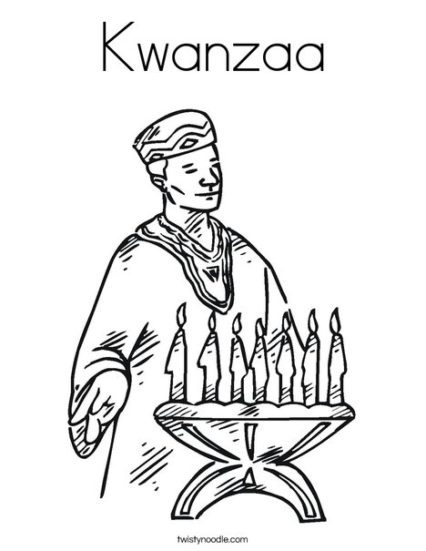 468x605 Kwanzaa Coloring Page