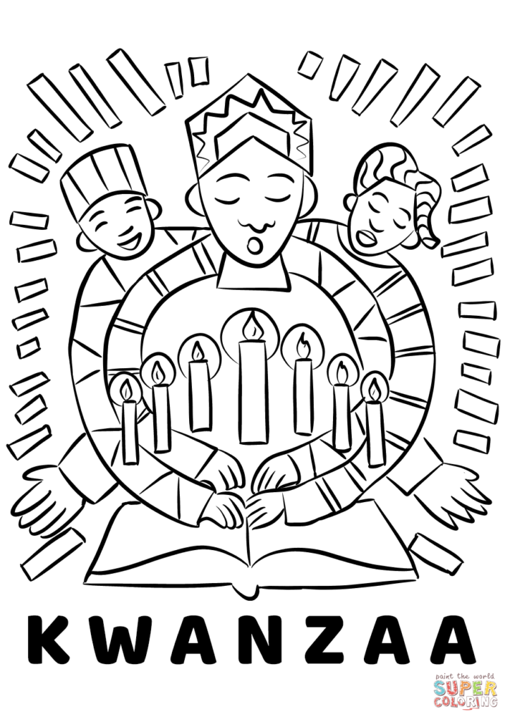 723x1024 Kwanzaa Coloring Pages