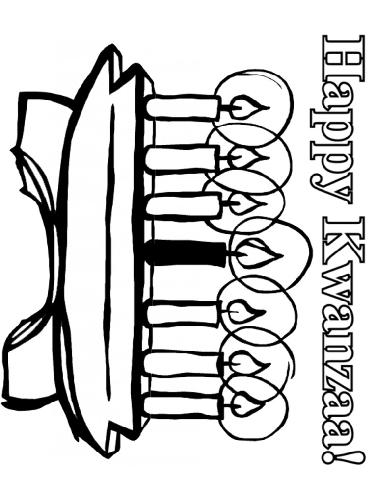 768x1024 Kwanzaa Coloring Pages Principles Archives Best Page
