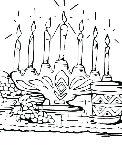 Kwanzaa Symbols Coloring Pages at GetDrawings | Free download