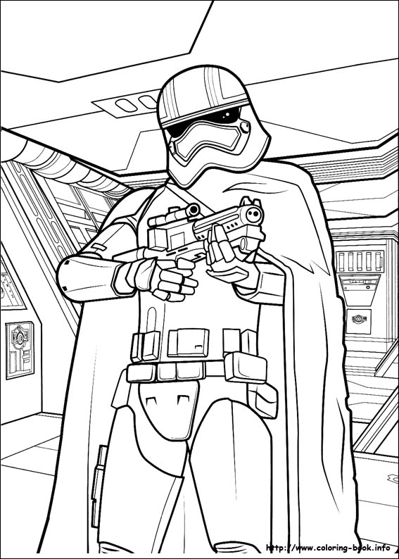 567x794 Star Wars The Force Awakens Coloring Picture