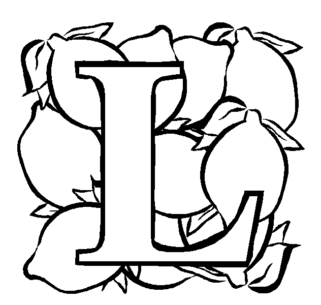 632x600 L Coloring Page Coloring Book