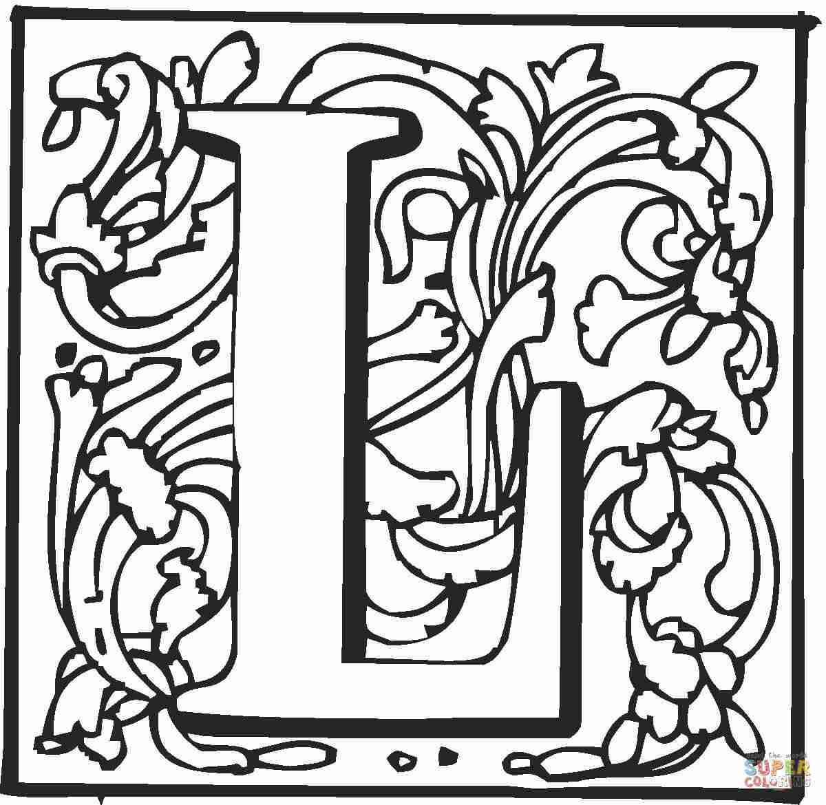 1200x1170 Letter L Coloring Pages Free Brilliant Page Olegratiy