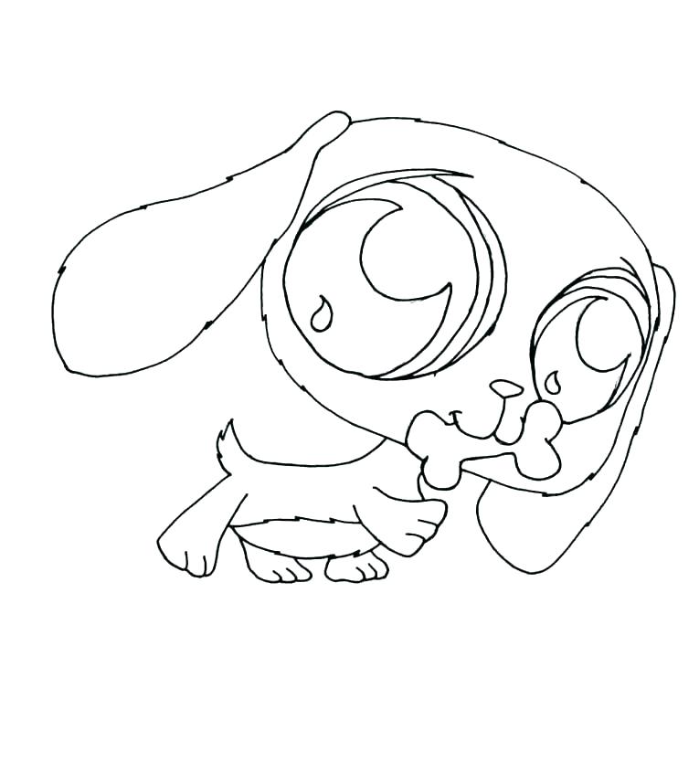 765x846 Golden Retriever Coloring Page