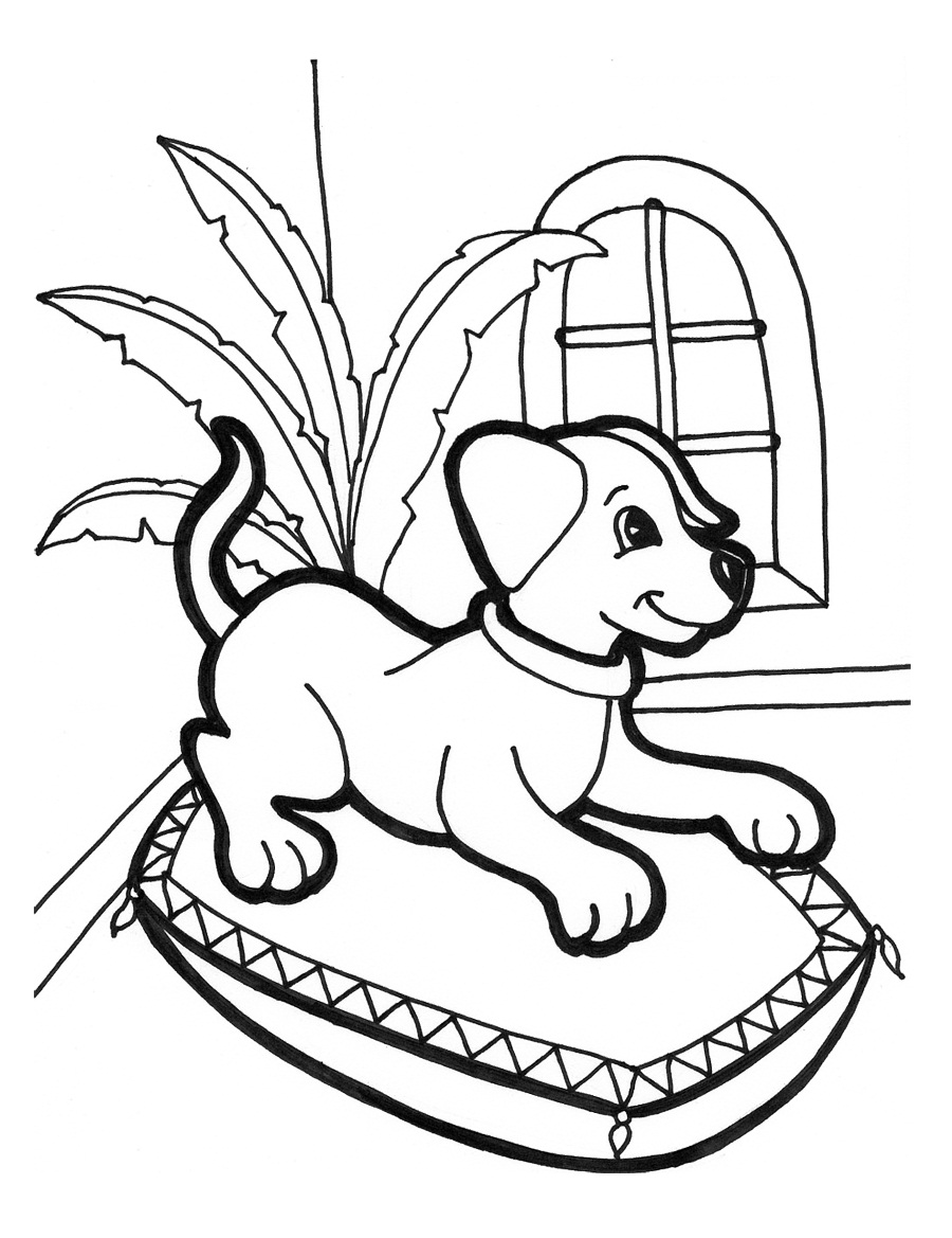 900x1169 Free Printable Puppies Coloring Pages For Kids