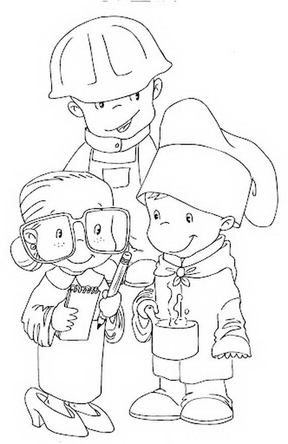 570x879 Labor Day Coloring Pages Activities
