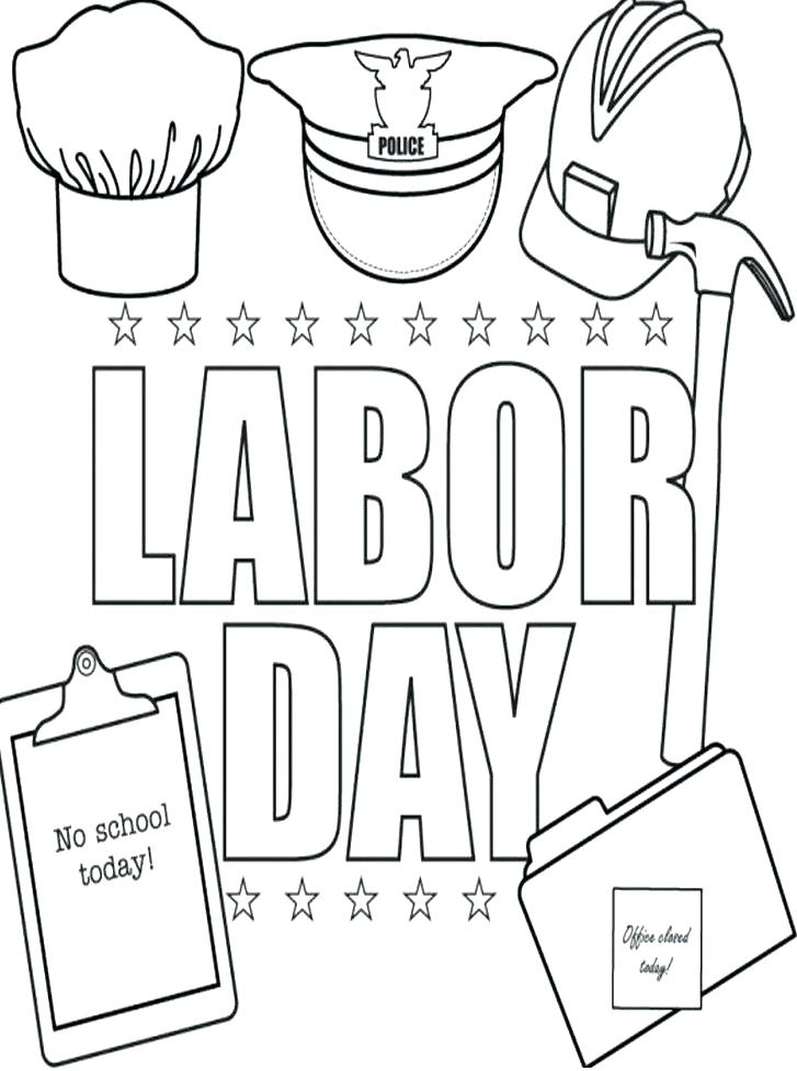 727x977 Labor Day Coloring Pages Free Printable Labor Day Coloring Pages