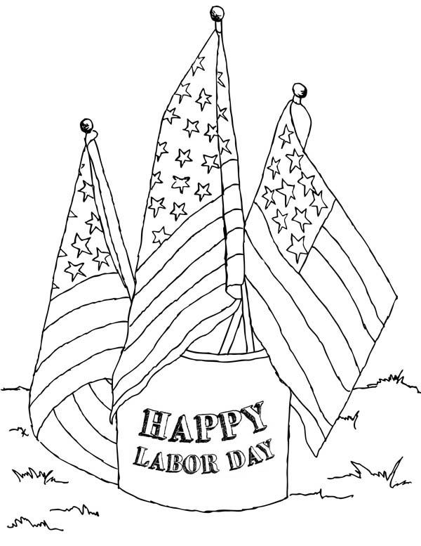 600x777 Best Labor Day Coloring Pages Free Printable