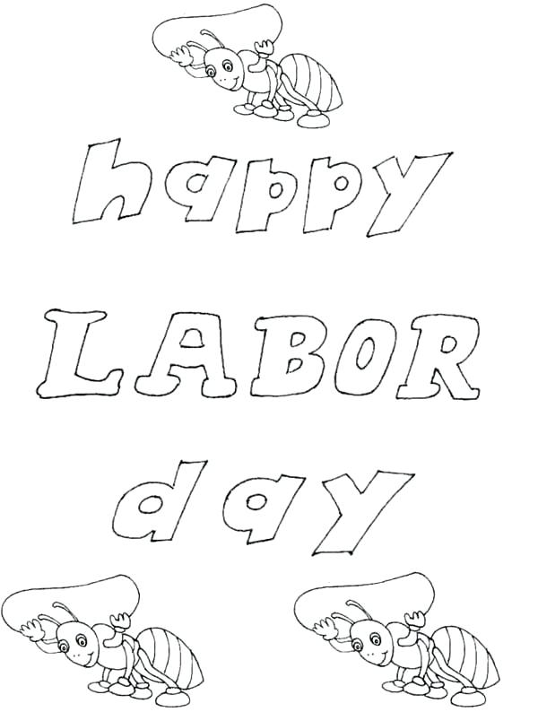 600x794 Labor Day Coloring Page Labor Day Coloring Page For Kindergarten