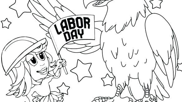 585x329 Labor Day Coloring Pages Free Printable Happy Fathers Ties Page