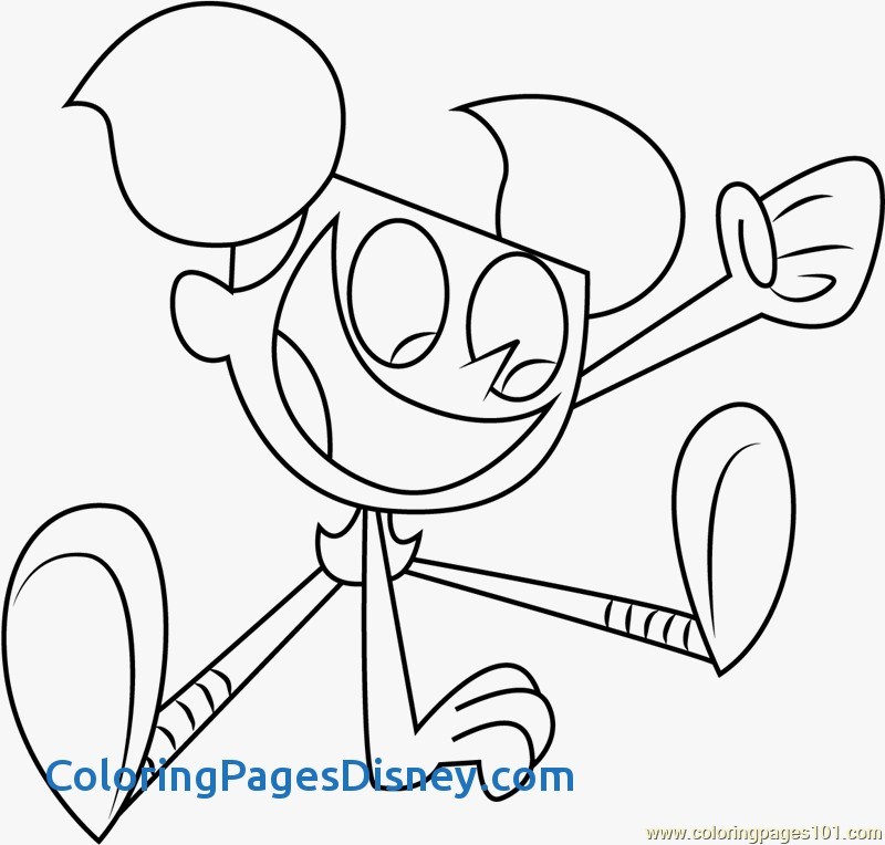 800x764 Lovely Dexter's Laboratory Coloring Pages