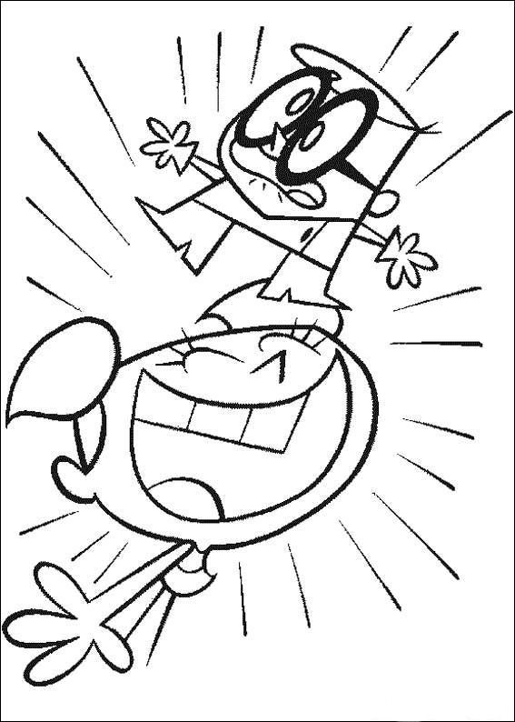 567x794 Dexter's Laboratory Coloring Pages Dexters Lab Colouring