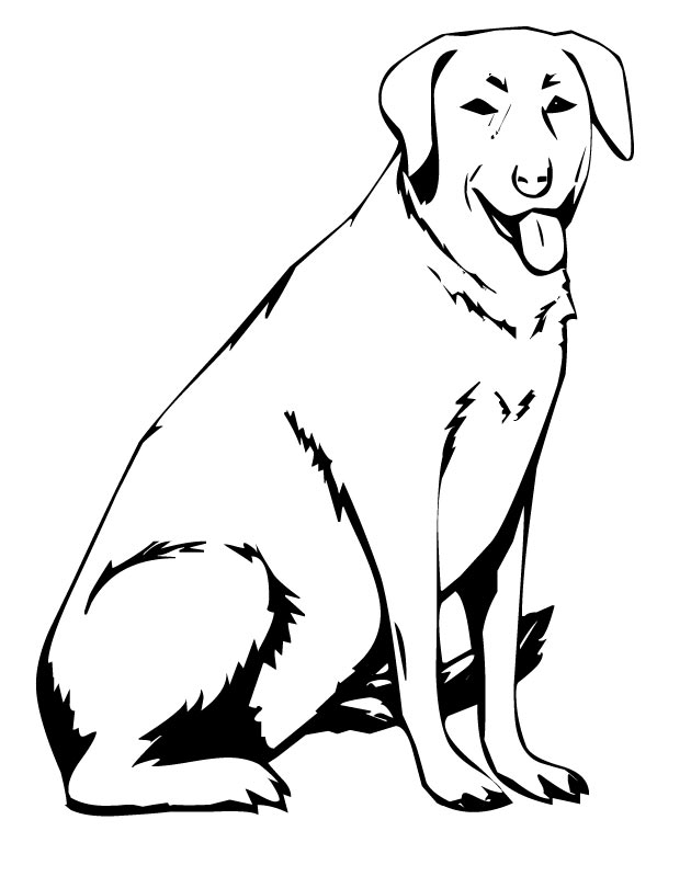 630x810 Printable Dog