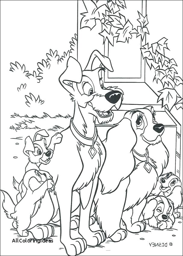 607x850 Lady And The Tramp Coloring Pages Lady And The Tramp Coloring