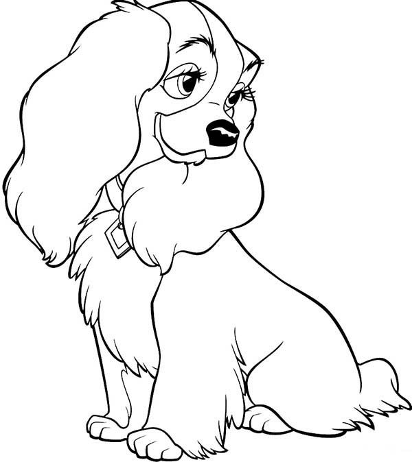 600x674 Lady And The Tramp Drawing