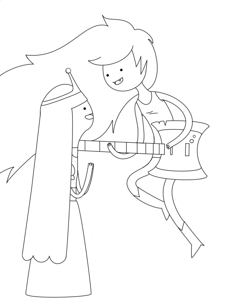 774x1032 Adventure Time Princess Bubblegum Coloring Pages