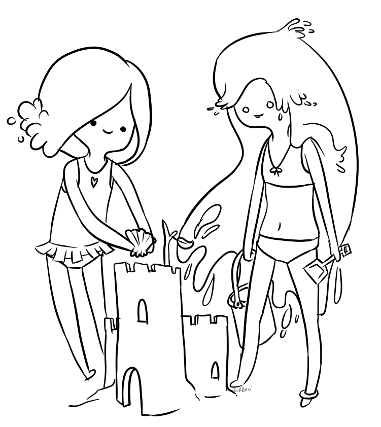 751x842 Adventure Time Coloring Pages Adventure Time Coloring Pages Lady