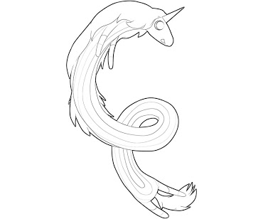 370x308 Lady Rainicorn Coloring Page