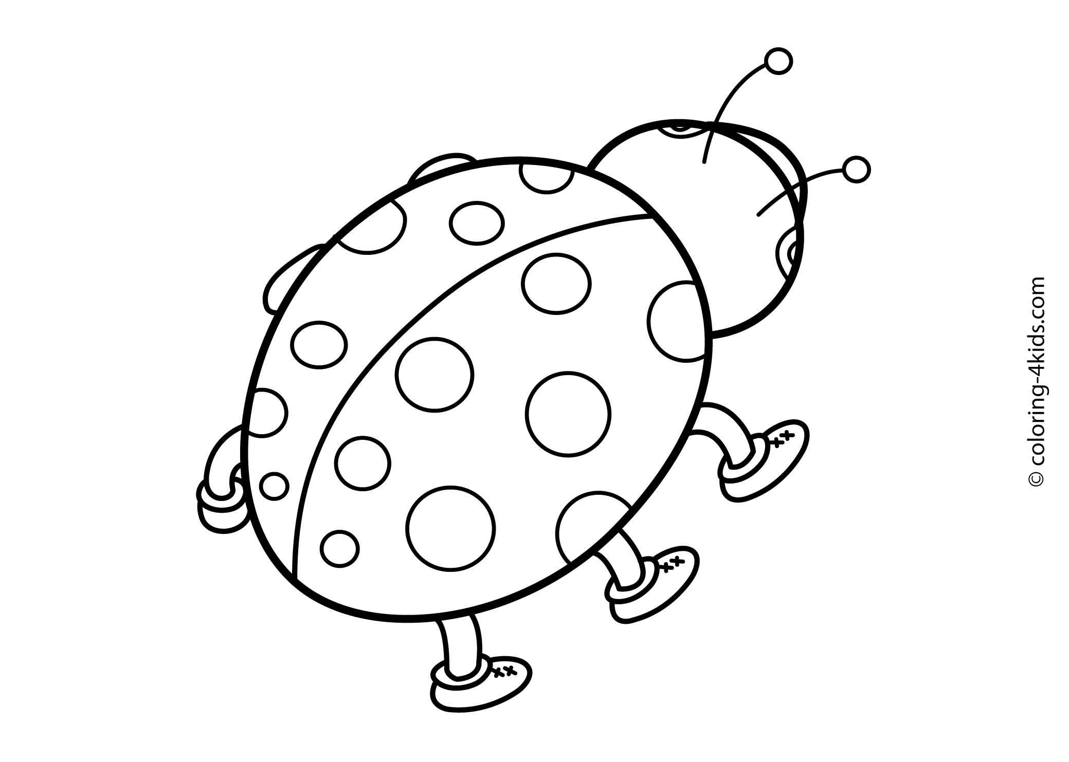 Ladybug Coloring Pages For Kids at GetDrawings | Free download