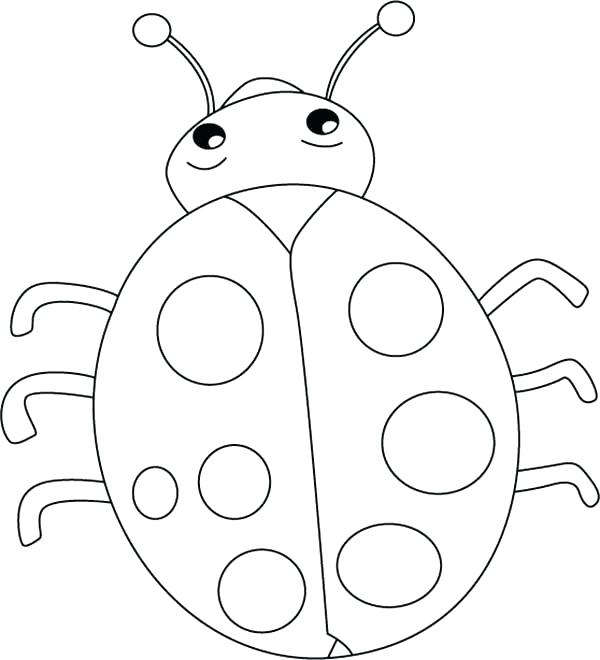 600x660 Bug Coloring Page Ladybugs Coloring Pages Lovely Lady Bug Coloring