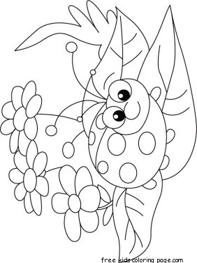 282x377 Ladybug Coloring Pages Printable For Kidsfree Printable Coloring