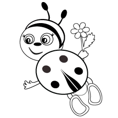 230x230 Ladybug Coloring Pages