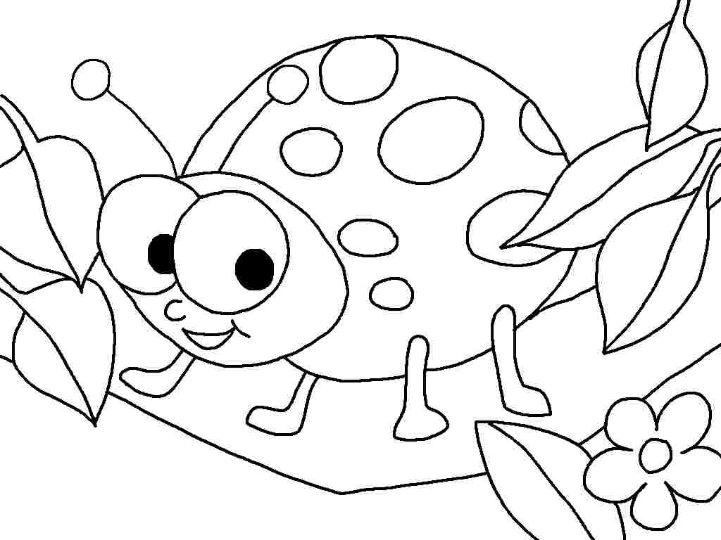 1024x768 Stupefying Ladybug Coloring Pages For Preschoolers To Print Adults