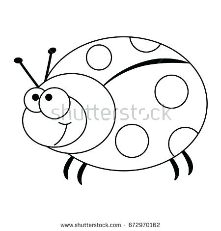 450x470 Coloring Pages Of Ladybugs Ladybug Coloring Pictures Ladybugs