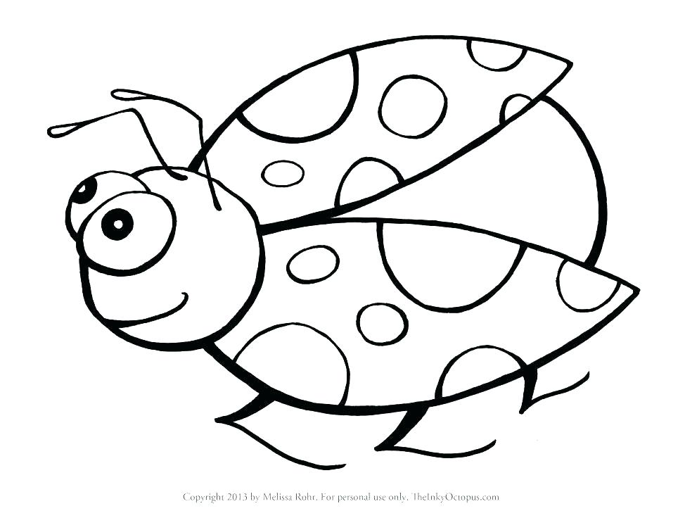 974x753 Bugs Coloring Pages