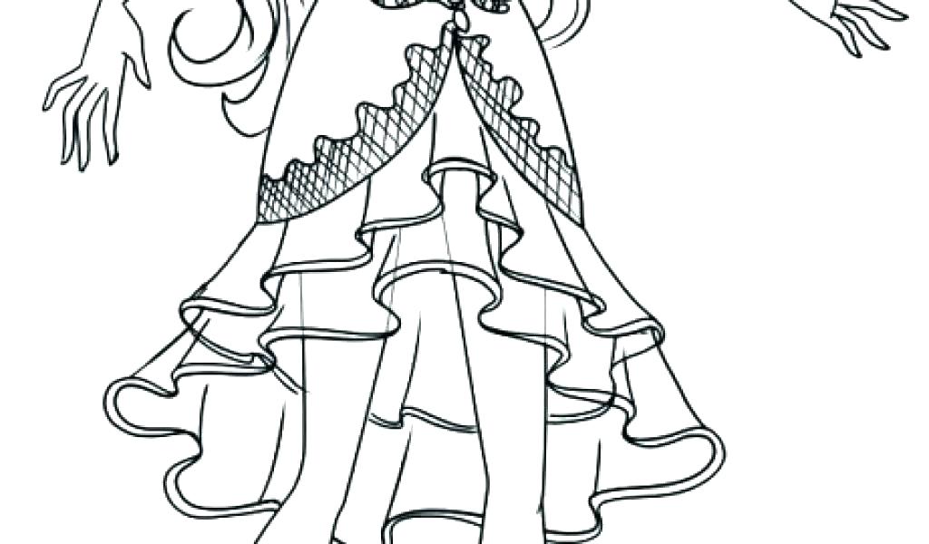 1024x600 Lagoona Blue Monster High Coloring Pages Page With Beautiful Large