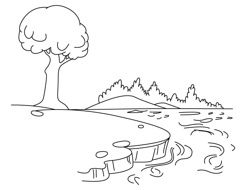 792x612 Lake Coloring Page Printable Coloring Pages