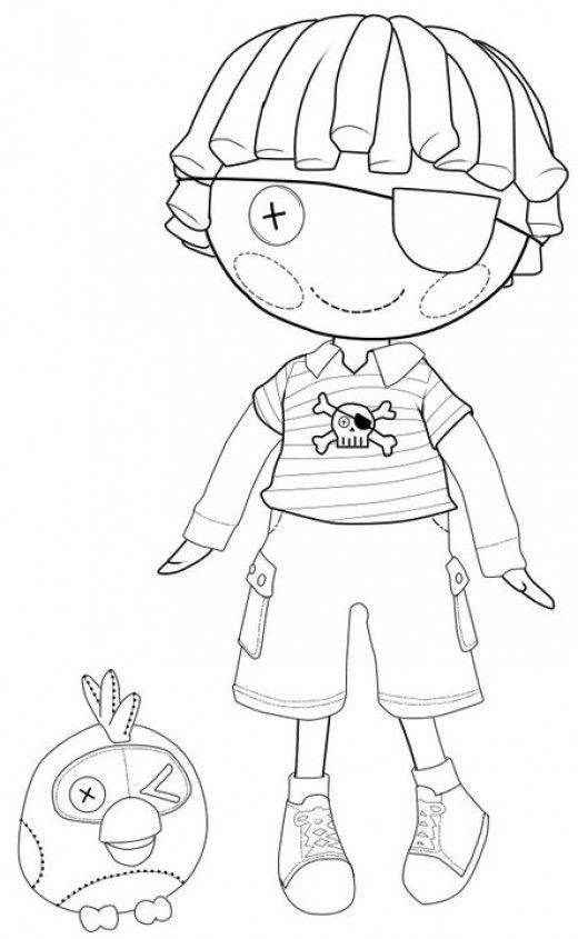 520x845 Lalaloopsy Coloring Pages