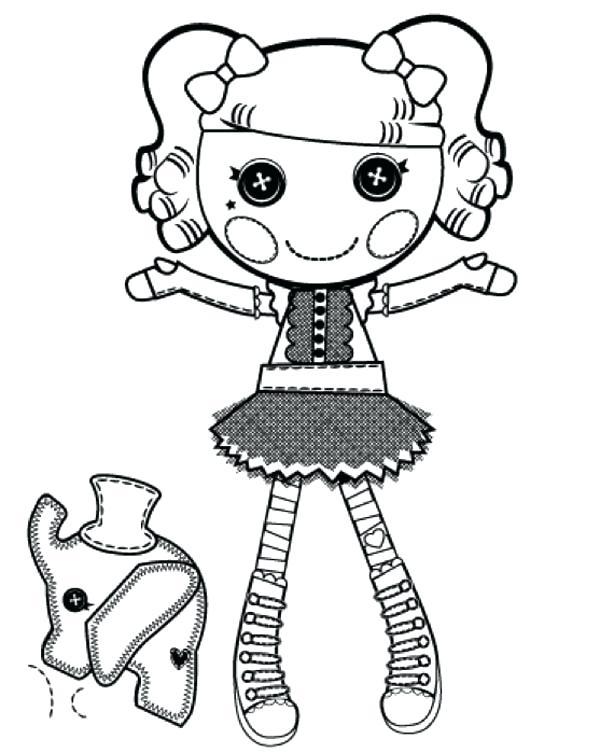 600x753 Lalaloopsy Coloring Pages Peanut Big Top From Coloring Page