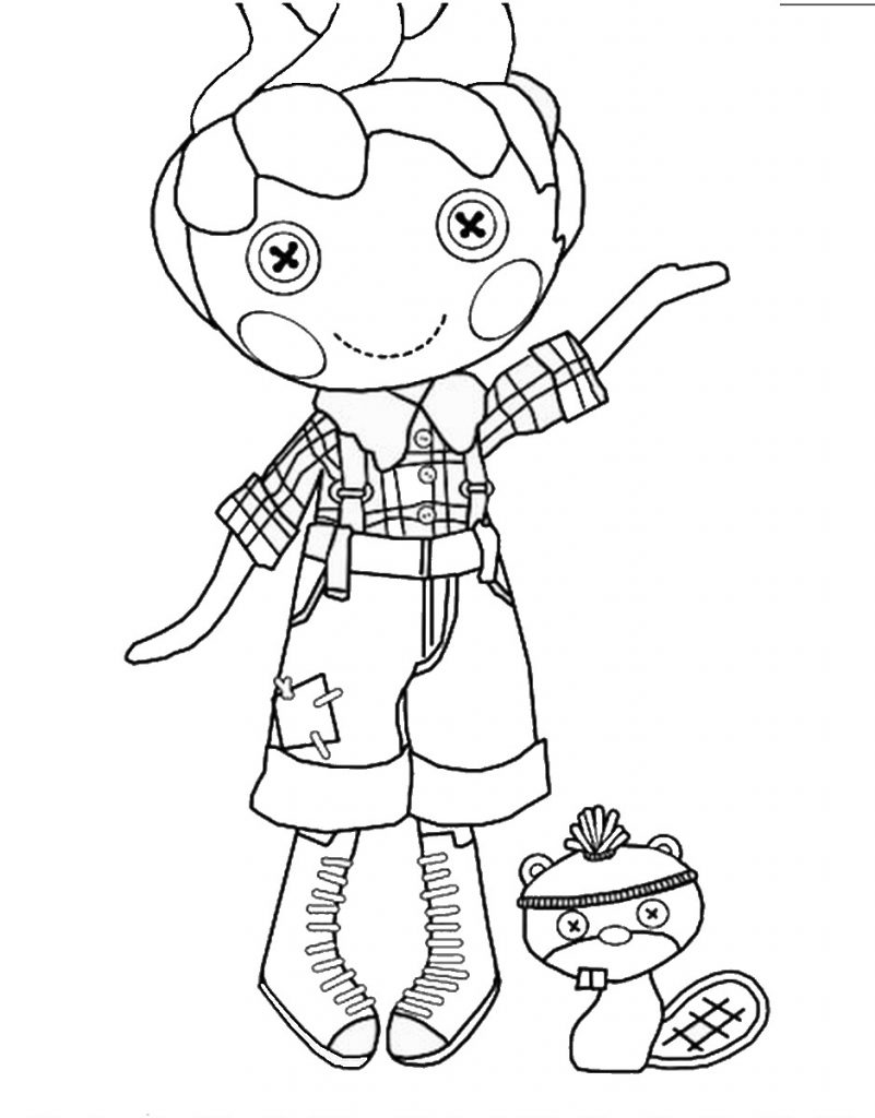 801x1024 Lalaloopsy Printable Coloring Pages