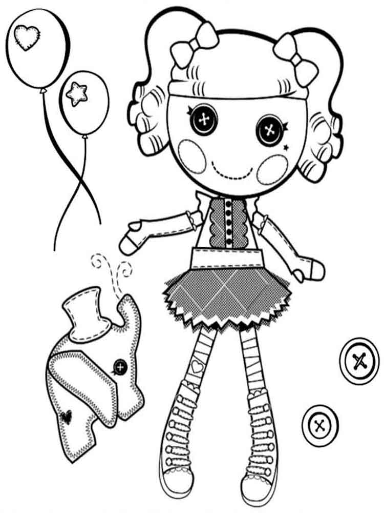 750x1000 Lalaloopsy Coloring Pages Download And Print Lalaloopsy Coloring