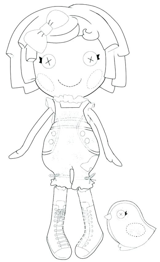 520x851 Lalaloopsy Coloring Pages