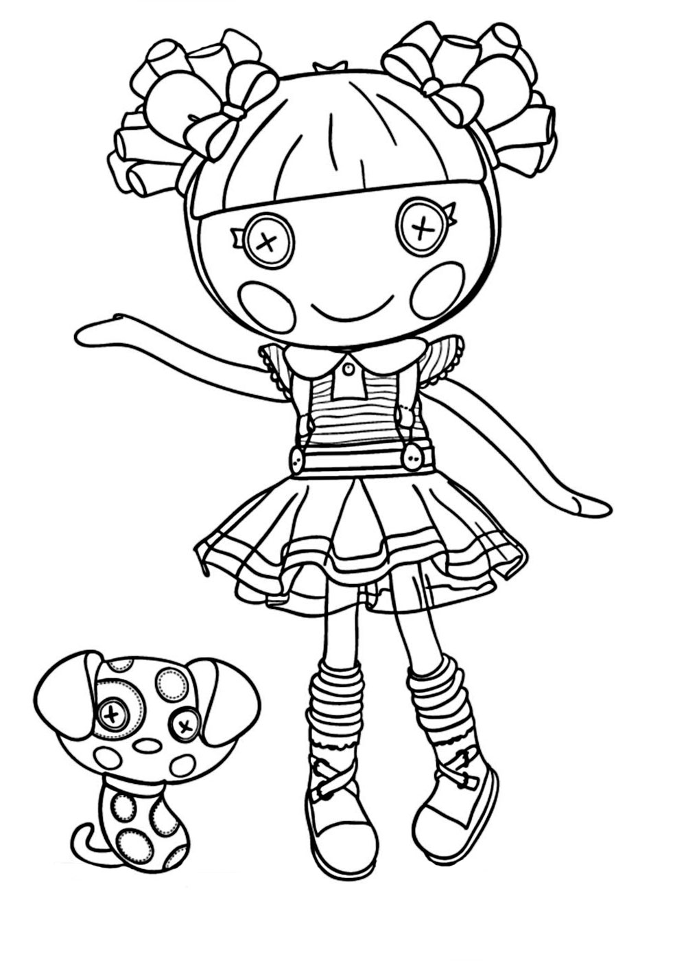 1000x1400 Reduced Lalaloopsy Jewel Sparkle Coloring Page