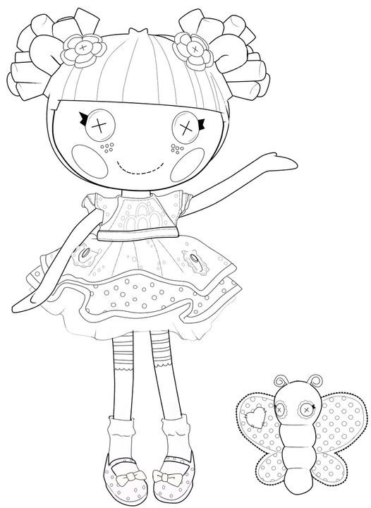 526x720 Lalaloopsy Coloring Book