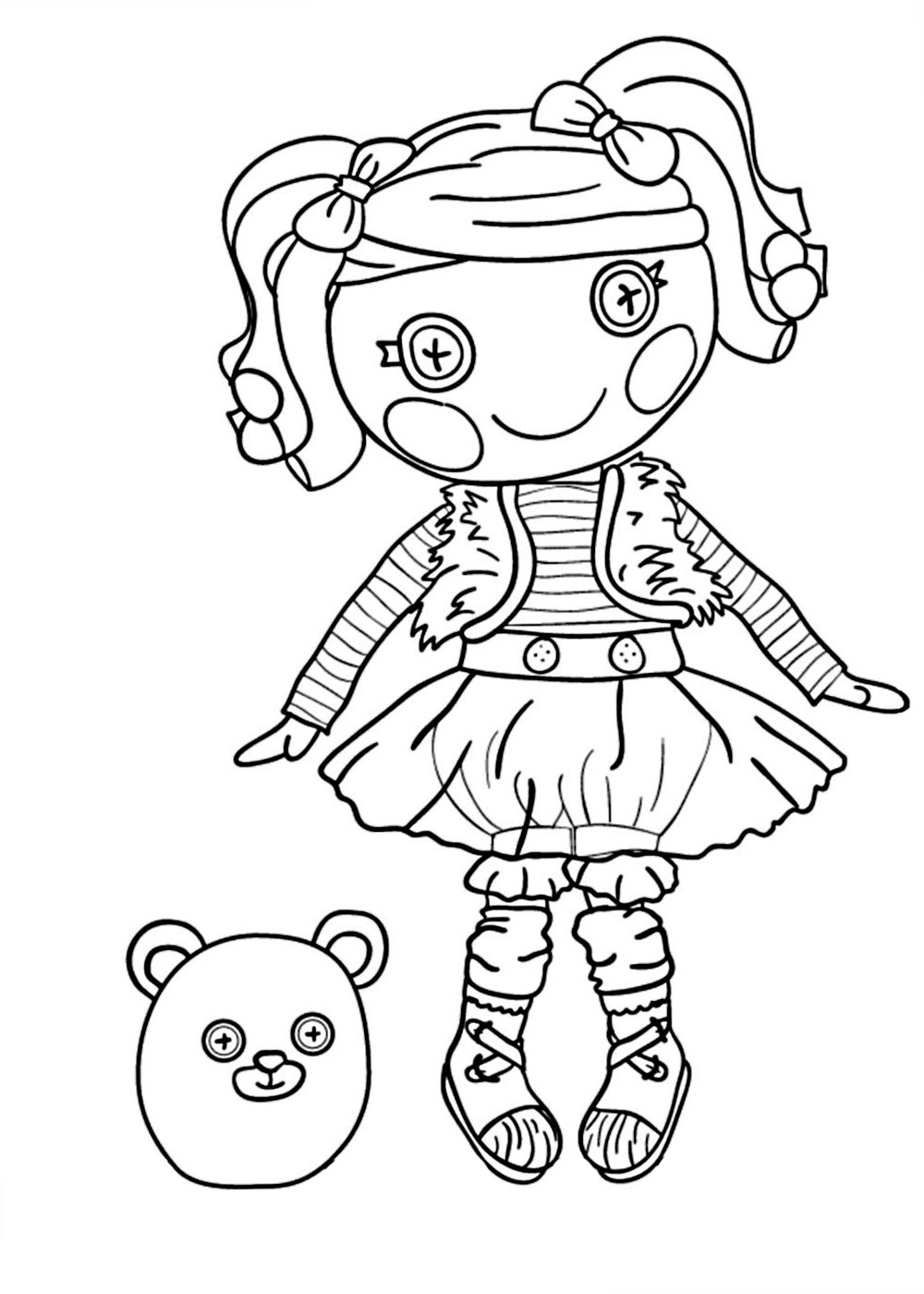 1000x1400 Lalaloopsy Coloring Pages