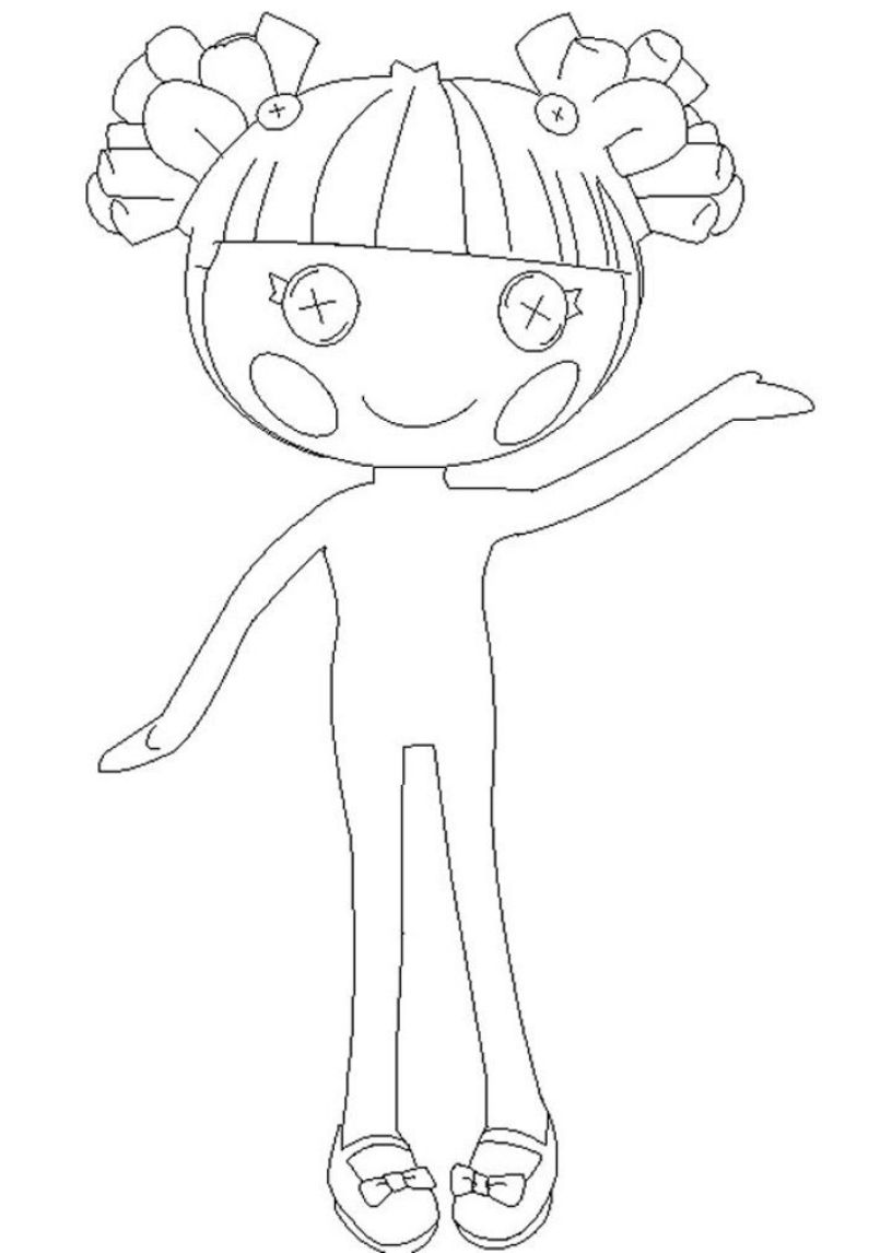 816x1146 Giving Task For Kids To Have Lalaloopsy Coloring Pages
