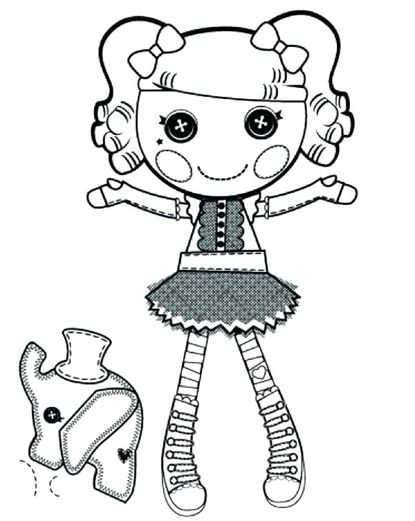 600x753 Lalaloopsy Coloring Pages Printable Kids Coloring Coloring Page